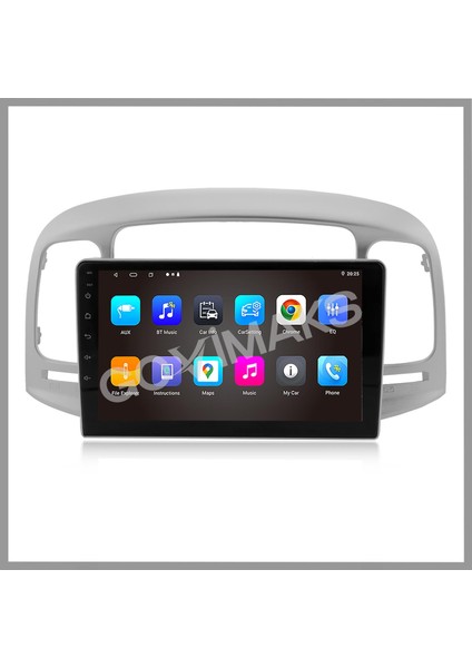GOVİMAKS HYUNDAİ ACCENT ERA 2006-2012 UYUMLU 4 GB RAM 64 GB HAFIZA ANDROID MULTIMEDIA TEYP