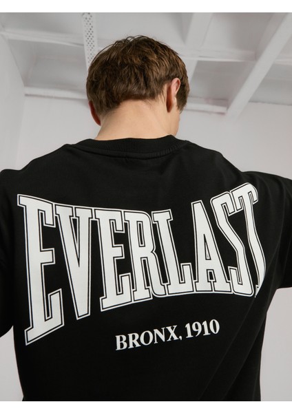 Ever Classics Oversize Arkası Baskılı Siyah Erkek Tişört fırsatları
