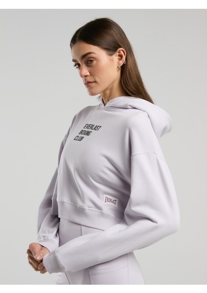 Boxing Club Wmn Crop Uzun Kollu Lila Kadın Sweatshirt fiyatları