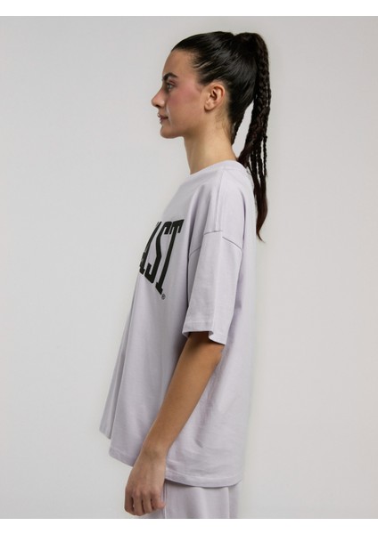 Ever Classics Wmn Oversize Lila Kadın Tişört modelleri