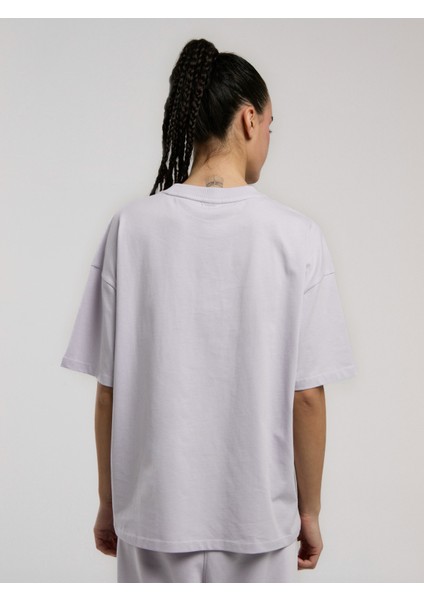 Ever Classics Wmn Oversize Lila Kadın Tişört fırsatları
