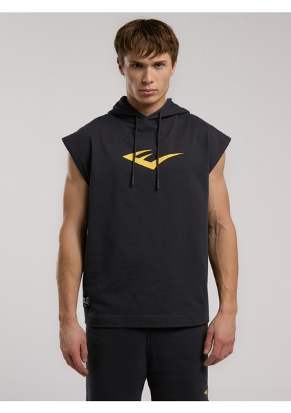 Ever Classics Oversize Füme Erkek Kolsuz Sweatshirt