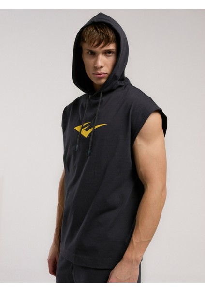 Ever Classics Oversize Füme Erkek Kolsuz Sweatshirt modelleri