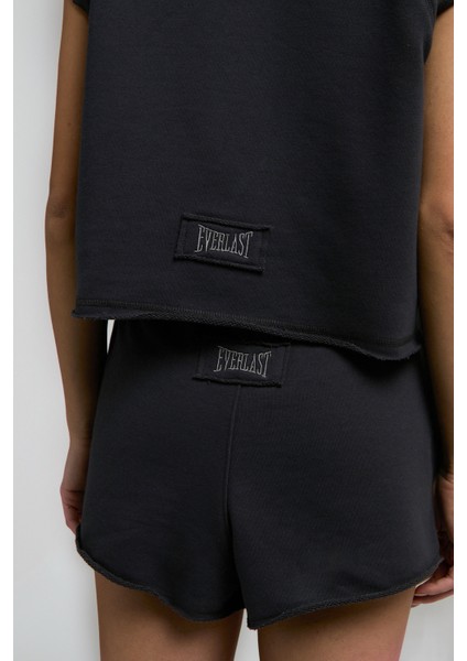 Ever Classics Wmn Füme Kadın Crop Kapüşonlu Kolsuz Sweatshirt fırsatları