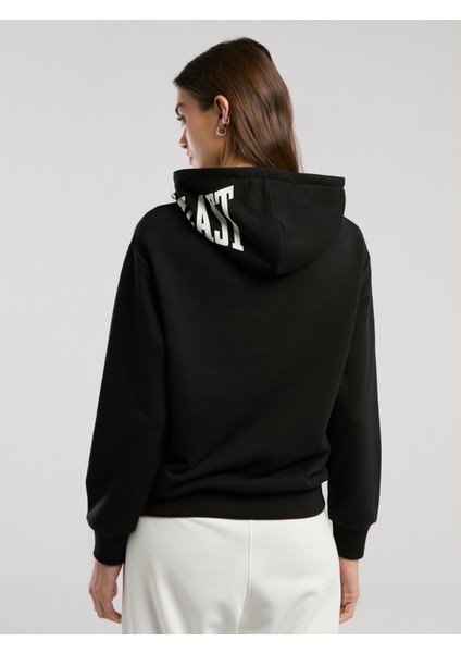 Ever Classics Wmn Comfort Siyah Kadın Kapüşonlu Sweatshirt indirimleri