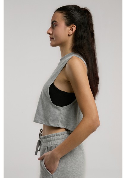 Ever Essentials Gri Melanj Kadın Atlet fiyatları