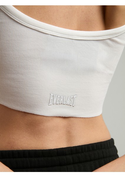 Ever Relaxed Rib Beyaz Kadın Atlet Büstiyer modelleri