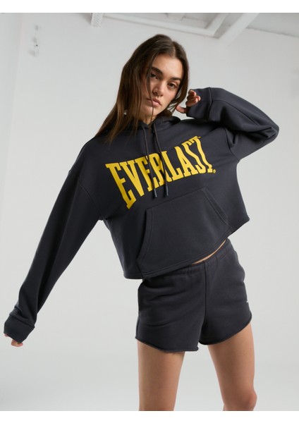 Ever Classics Wmn Füme Kadın Kapüşonlu Sweatshirt modelleri