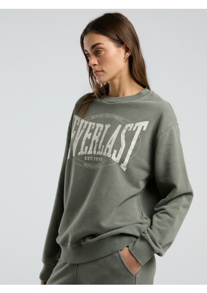 Authentic Boxing Wmn Haki Kadın Sweatshirt fırsatları