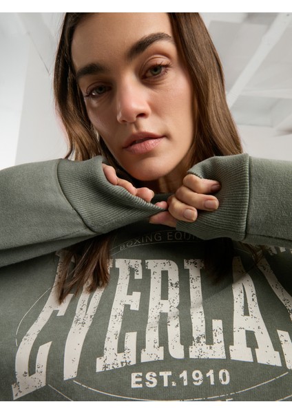 Authentic Boxing Wmn Haki Kadın Sweatshirt indirimleri