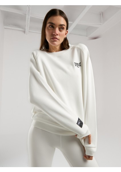 Ever Essentials Beyaz Kadın Sweatshirt fırsatları