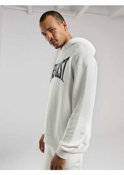 Ever Classics Comfort Beyaz Kapüşonlu Erkek Sweatshirt indirimleri