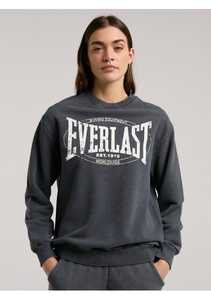 Authentic Boxing Wmn Antrasit Kadın Sweatshirt