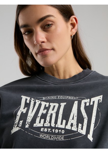 Authentic Boxing Wmn Antrasit Kadın Sweatshirt modelleri