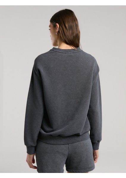 Authentic Boxing Wmn Antrasit Kadın Sweatshirt fırsatları