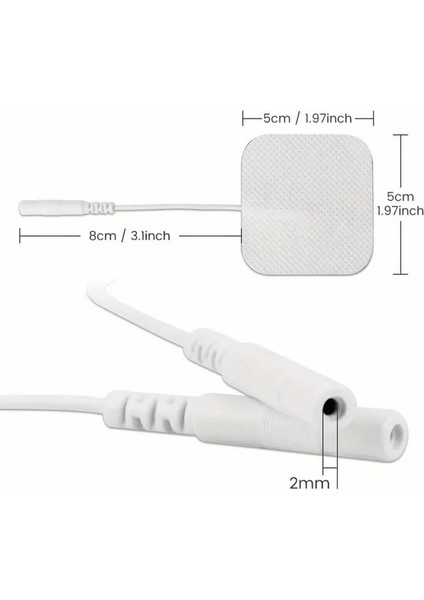 Tens Pedi Yedek Elektrot 4'lü 5 Paket 5x5 cm fiyatları