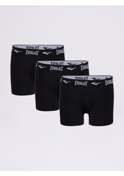 3'lü Siyah Boxer