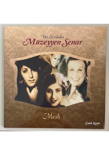 Bir Sevdadır Müzeyyen Senar Meşk Canlı Kayıt Lp Plak