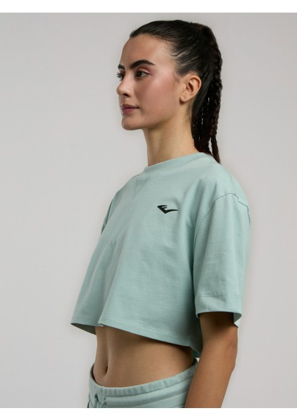 Ever Classics Wmn Comfort Su Yeşili Kadın Crop Tişört modelleri