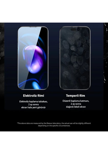 Baseus Crystal iPhone 15 Full Koruma Anti Mavi Işık Tempered Cam Ekran Koruyucu 2 - LORCE8795-31 fırsatları