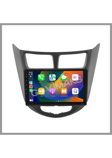 GOVİMAKS HYUNDAİ ACCENT ACCENT BLUE SİYAH UYUMLU 6 GB RAM 128 GB HAFIZA ANDROID MULTIMEDIA TEYP