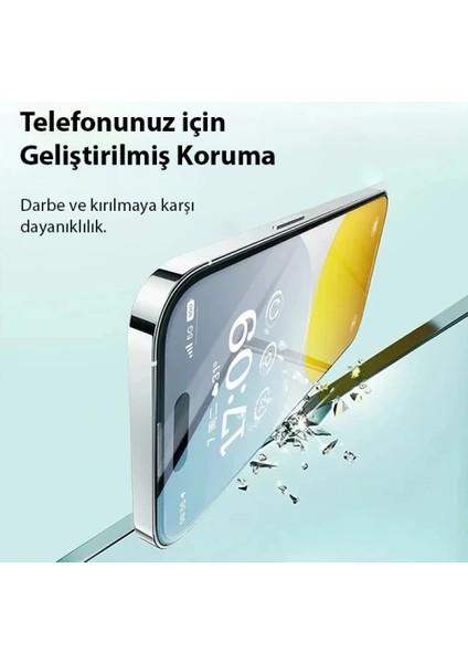 Baseus Crystal iPhone 15 Full Koruma Eye-Protection Tempered Cam Ekran KORUYUCU-(190 - LORCE5534-13 fiyatları