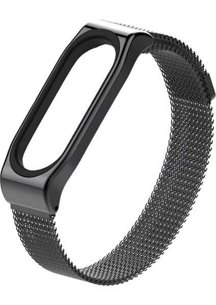 Mijobs Xiaomi Mi Band 4-3 Metal Kayış Kordon Milano LOOP-(1903) - LORCE3421-7111