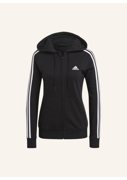 Sportswear GL0792 Essentials French Terry 3-Stripes Full-Zip Hoodie modelleri