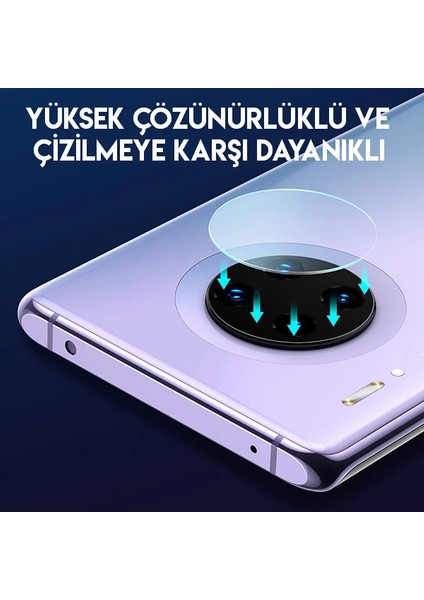 Baseus Huawei MATE30/MATE30 Pro Kamera Koruyucu Kırılmaz Cam 2ADET SET-(1903) - LORCE2533-3502 modelleri