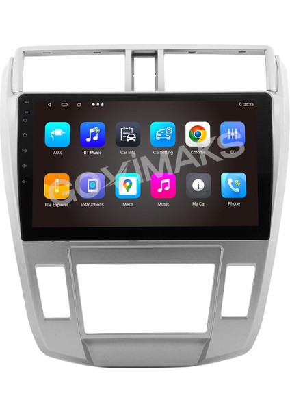 GOVİMAKS HONDA CITY 2009-2011 UYUMLU DİJİTAL 8 GB RAM 128 GB HAFIZA ANDROID MULTIMEDIA TEYP modelleri