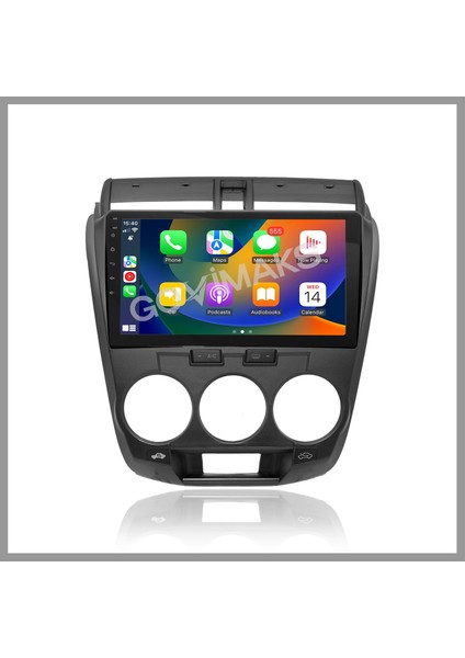 HONDA CITY 2009-2011 UYUMLU MANUEL 6 GB RAM 128 GB HAFIZA ANDROID MULTIMEDIA TEYP