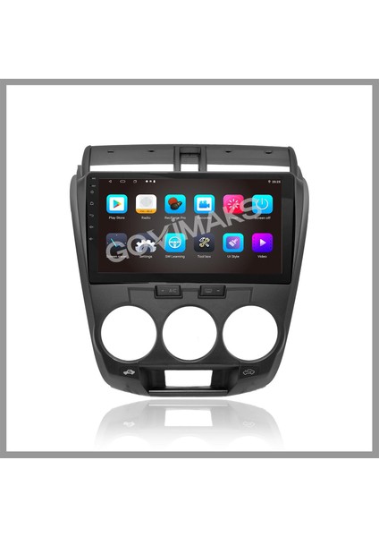 HONDA CITY 2009-2011 UYUMLU MANUEL 6 GB RAM 128 GB HAFIZA ANDROID MULTIMEDIA TEYP modelleri