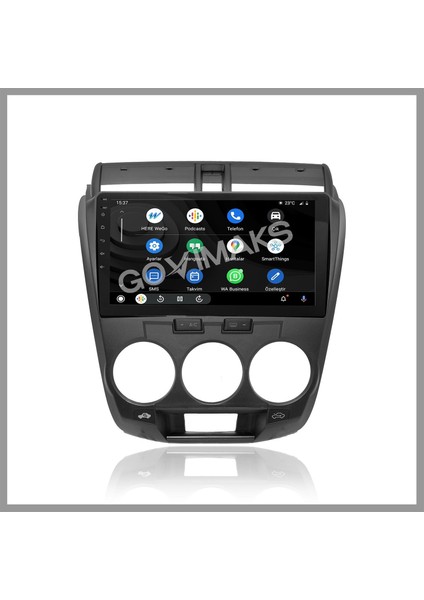 GOVİMAKS HONDA CITY 2009-2011 UYUMLU MANUEL 8 GB RAM 128 GB HAFIZA ANDROID MULTIMEDIA TEYP fiyatları