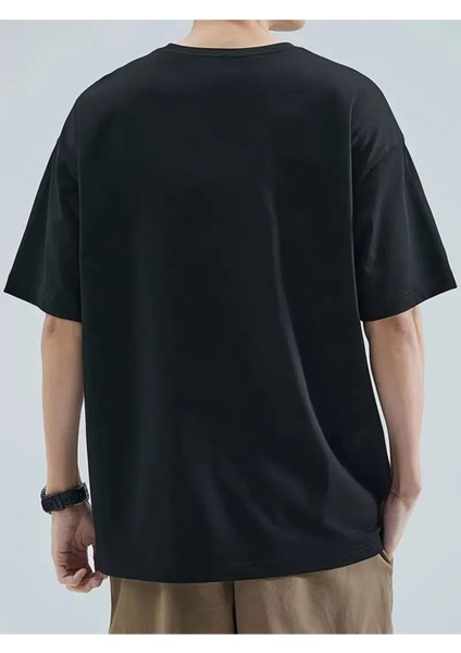 Unisex Samuray Baskılı Oversize T-Shirt fiyatları