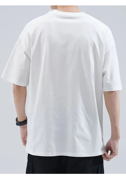 Unisex Samuray Baskılı Oversize T-Shirt fiyatları