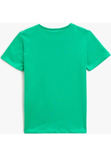 Yeşil Stronger Tiger Baskılı Oversize Çocuk T-Shirt fiyatları