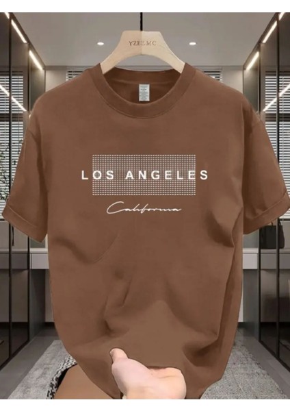 Unisex Baskılı Oversize T-Shirt