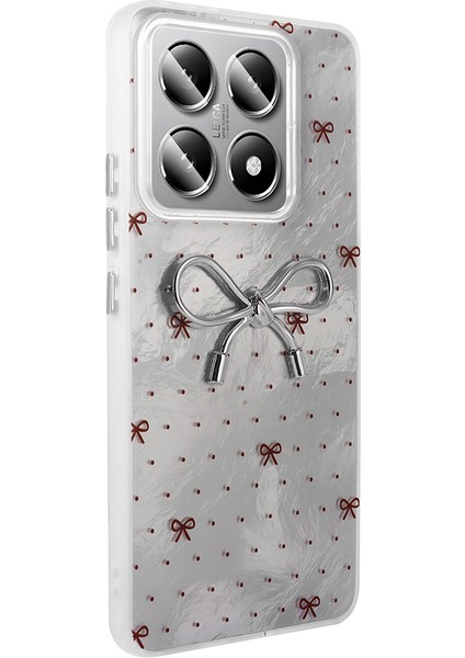 14T Pro Kılıf Kamera Korumalı Figürlü Arth Ponti Silikon Kapak - Açık Pembe modelleri