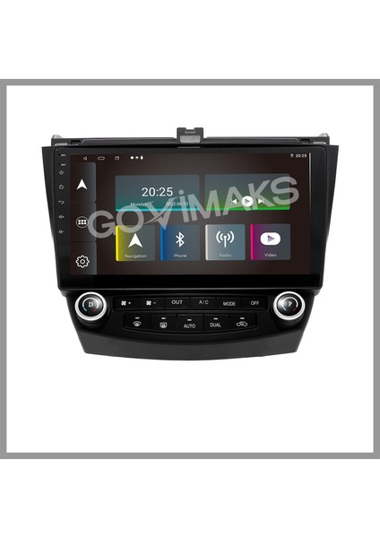 HONDA ACCORD 2003-2007 UYUMLU 6 GB RAM 128 GB HAFIZA ANDROID MULTIMEDIA TEYP