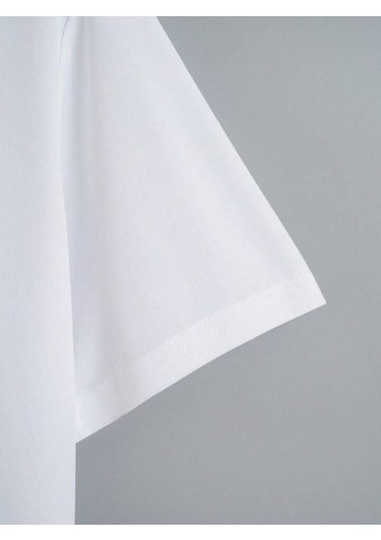 Çocuk Kalp Baskılı Oversize Crop T-Shirt fiyatları