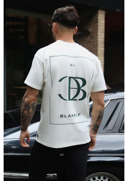 Unisex Db Sırt Baskılı Oversize T-Shirt