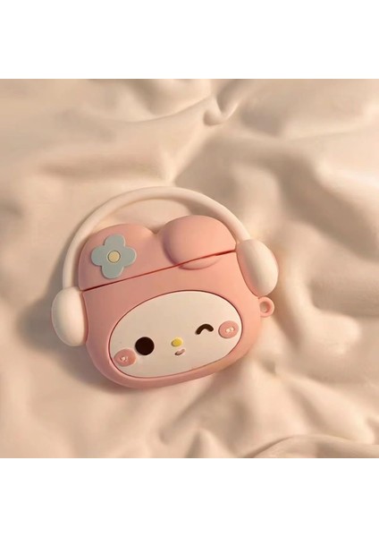 Airpods 4.nesil ile Uyumlu Kılıf Karikatür Hello Kitty Figürlü Tasarım Sevimli Figürlü Silikon Kılıf fiyatları