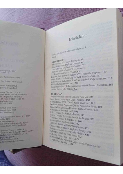 Ingiliz Edebiyatı Tarihi Ciltli Somizli Kutulu Mina Urgan 1830 Sayfa 2013 Basimi Kitap Yeni Kondisyonda Kutunun Kenarlarin Cok Kucuk Deforme Var Harici Super Kondisyon fırsatları