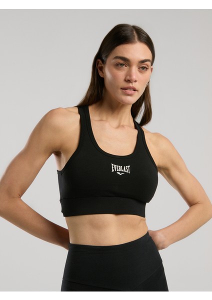 Ever Essentials Siyah Kadın Pamuk Sporcu Sütyeni fiyatları