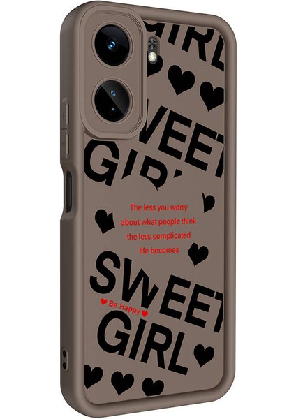 Xiaomi Poco C65 Kılıf Kamera Korumalı Baskılı Arka Yüzey Mtsc Klas Kapak-Siyah