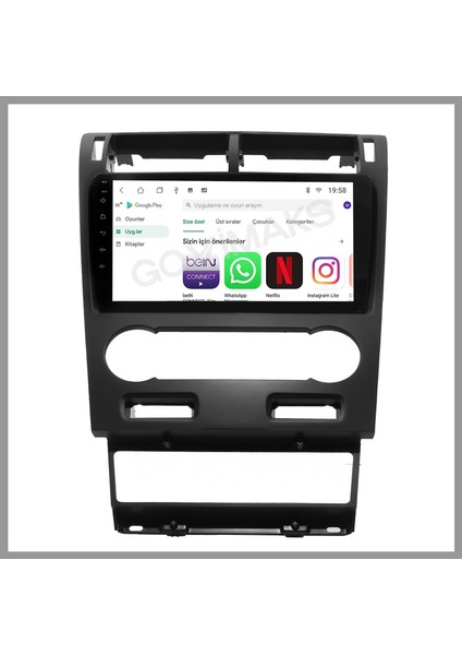 GOVİMAKS FORD MONDEO 2005-2008 UYUMLU 2 GB RAM 32 GB HAFIZA ANDROID MULTIMEDIA TEYP