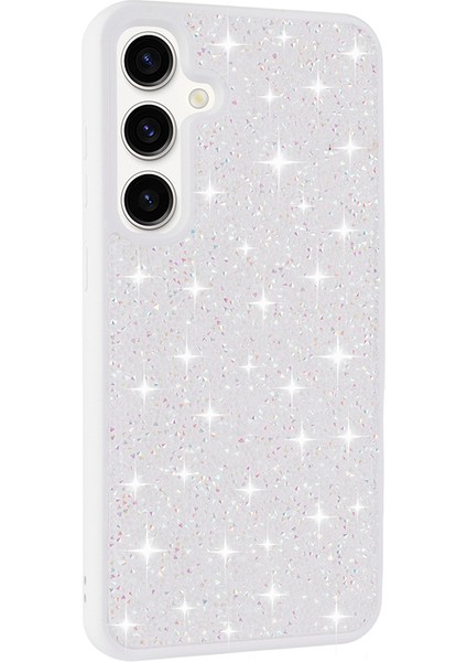Galaxy S25 Plus Kılıf Parlak Taşlı Tasarım Arth Pırlanta Kapak - Pembe modelleri