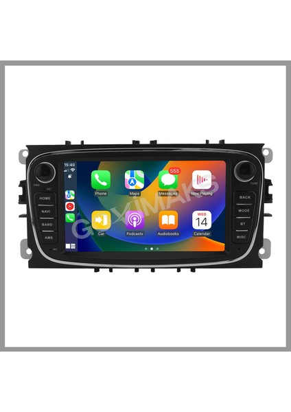 Ford Connect-Mondeo-Focus Siyah 4 GB Ram 64 GB Hafıza Androıd Multımedıa Teyp