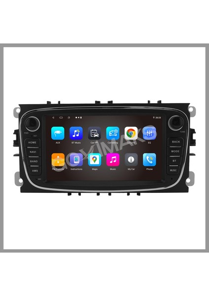 Ford Connect-Mondeo-Focus Siyah 4 GB Ram 64 GB Hafıza Androıd Multımedıa Teyp