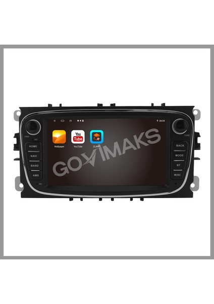 Ford Connect-Mondeo-Focus Siyah 4 GB Ram 64 GB Hafıza Androıd Multımedıa Teyp